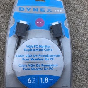VGA pc monitor replacement cable